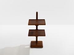 French art deco tinted oak wood serving table 1940 - 4463629