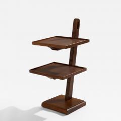 French art deco tinted oak wood serving table 1940 - 4475340