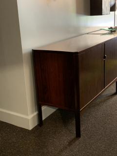 French buffet in rosewood with brass details 1960s  - 3148805