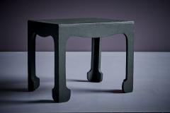 French chinoiserie art deco side table in the style of Atelier Martine green - 3448148