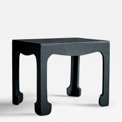 French chinoiserie art deco side table in the style of Atelier Martine green - 3448624