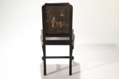 French chinoiserie neoclassical chair 1960s - 986976