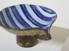 French colourful enamelled Ceramic cup forme libre circa 1970 - 3258238