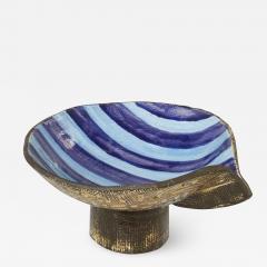 French colourful enamelled Ceramic cup forme libre circa 1970 - 3259766