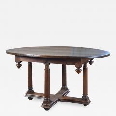 French early 17th Century Henry IV Oval Walnut Center or Dining Table - 923876