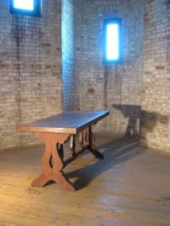 French early 17th Century Rustic Farm Table Console Desk Dining Table - 4174068