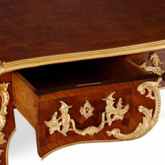 French gilt bronze and marquetry writing desk after Cressent - 2479556