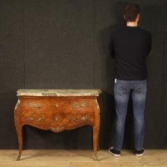 French inlaid Louis XV style chest of drawers from 20th century - 4226071