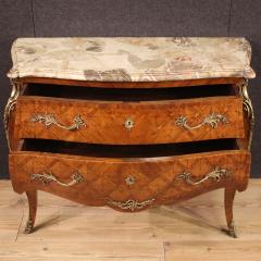 French inlaid Louis XV style chest of drawers from 20th century - 4226076