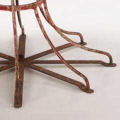 French iron octopus table C 1940 for the patio  - 3711110