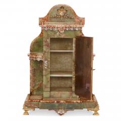 French onyx and enamel miniature table cabinet - 1653137