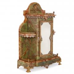 French onyx and enamel miniature table cabinet - 1653139
