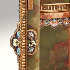 French onyx and enamel miniature table cabinet - 1653142