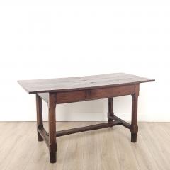 French or Italian Rustic Elm Table early 19th century - 3481603