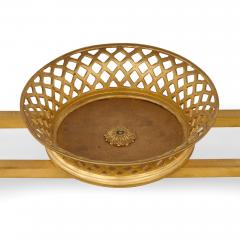 French ormolu coffee table with Italian marble specimen top - 2232089