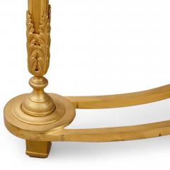 French ormolu coffee table with Italian marble specimen top - 2232098