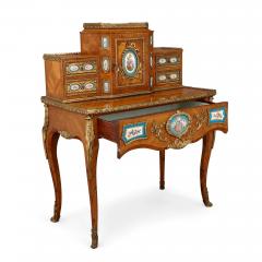 French porcelain and gilt bronze mounted writing desk - 3159929