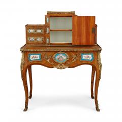 French porcelain and gilt bronze mounted writing desk - 3159930