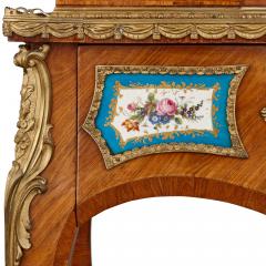 French porcelain and gilt bronze mounted writing desk - 3159931