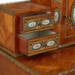 French porcelain and gilt bronze mounted writing desk - 3159934