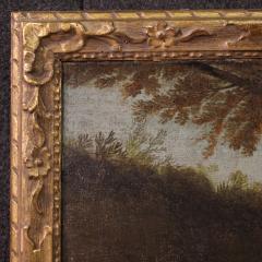 French school painting of the 18th century rococo gallant scene - 4228761