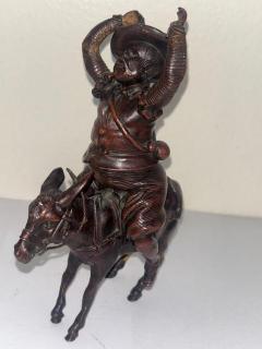 French small bronze of Sancho Panza on a donkey - 4673660