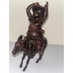 French small bronze of Sancho Panza on a donkey - 4721090