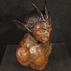 French terracotta sculpture from the 19th century the God Pan - 3931017