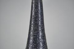 Fridtjof Sejersen Glazed Chamotte Stoneware Table Lamp by Fridtjof Sejersen Denmark 1960s - 4697179