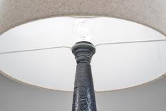 Fridtjof Sejersen Glazed Chamotte Stoneware Table Lamp by Fridtjof Sejersen Denmark 1960s - 4697181