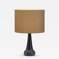 Fridtjof Sejersen Glazed Chamotte Stoneware Table Lamp by Fridtjof Sejersen Denmark 1960s - 4702320