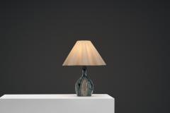 Fridtjof Sejersen Stoneware Table Lamp by Fridtjof Sejersen for Sejer Keramiek Denmark ca 1960s - 4691747
