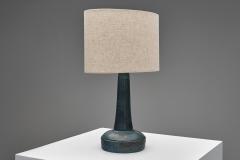 Fridtjof Sejersen Stoneware Table Lamp by Fridtjof Sejersen for Sejer Keramik Denmark ca 1960s - 4604040