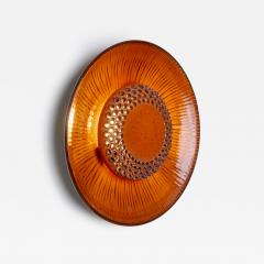 Fridtjof Sejersen Stoneware Wall Sconce with orange glaze by Fridtjof Sejersen for Sejer 1 - 4419497