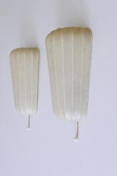 Friedel Wauer Set of Two Rare Mid Century Cocoon Sconces by Friedel Wauer for Goldkant Germany - 4213183