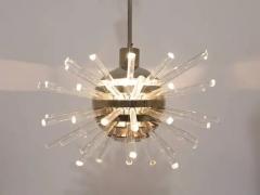 Friedl Bakalowits Bakalowits Miracle Sputnik Chandelier with Crystal Glass Rods Austria 1960s - 4041765