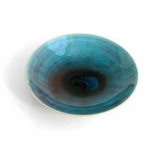 Friedl Holzer Kjellberg Friedl Holzer Kjellberg hand thrown bowl jewel colored glaze Arabia Finland - 4041644