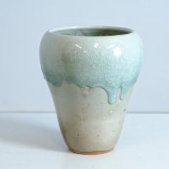 Friedl Holzer Kjellberg Friedl Kjellberg Large Ceramic Vase for Arabia Turquoise Glaze 1950s - 4561508