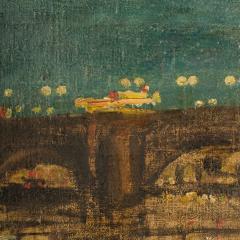 Friedrich Augustbrucke Friedrich Augustbrucke xx xx Dresden bei Abendbeleuching  - 2085591