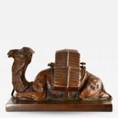 Friedrich Gornik Friedrich Gornik Austrian 1877 1943 Bronze Sculpture Seated Camel 1923 - 1812784