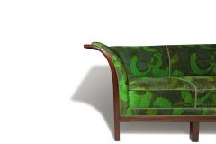 Frits Henningsen 1930s Frits Henningsen Sofa with Dramatic Flared Arms of Mahogany  - 4606334