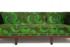 Frits Henningsen 1930s Frits Henningsen Sofa with Dramatic Flared Arms of Mahogany  - 4606335