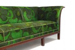 Frits Henningsen 1930s Frits Henningsen Sofa with Dramatic Flared Arms of Mahogany  - 4606339
