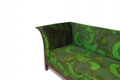 Frits Henningsen 1930s Frits Henningsen Sofa with Dramatic Flared Arms of Mahogany  - 4606341