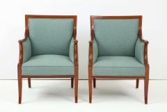 Frits Henningsen A Pair of Frits Henningsen Mahogany Armchairs Circa 1940s - 1209099