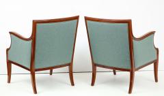 Frits Henningsen A Pair of Frits Henningsen Mahogany Armchairs Circa 1940s - 1209103