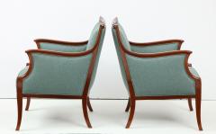 Frits Henningsen A Pair of Frits Henningsen Mahogany Armchairs Circa 1940s - 1209106