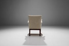 Frits Henningsen Frits Henningsen Armchair Upholstered in Linen Denmark 1950s 60s - 1207640