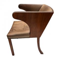 Frits Henningsen Frits Henningsen Art Deco Cuban Mahogany Armchair c 1933 - 4642897