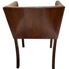 Frits Henningsen Frits Henningsen Art Deco Cuban Mahogany Armchair c 1933 - 4642900